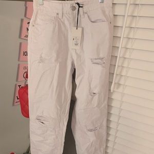Charolette Russe White Jean. Size 0